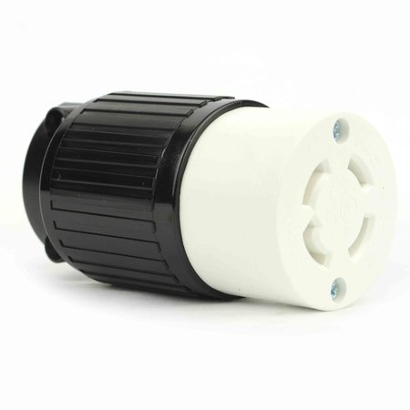 Superior Electric Twist Lock Electrical Receptacle 4 Wire, 30 Amps, 125/250V, NEMA L14-30R YGA025F